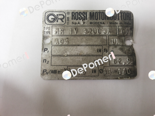 MR IV 32 UO3A - 63A 4  Rossi