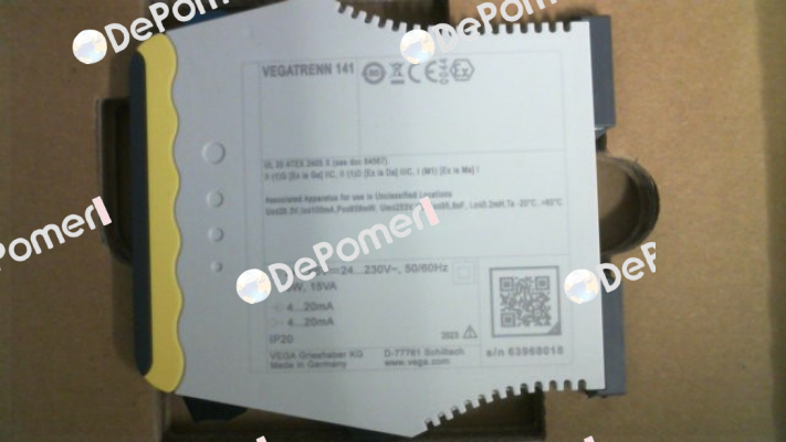 P/N: TRENN141.ACXXKBX, Type: VEGATRENN 141 Vega