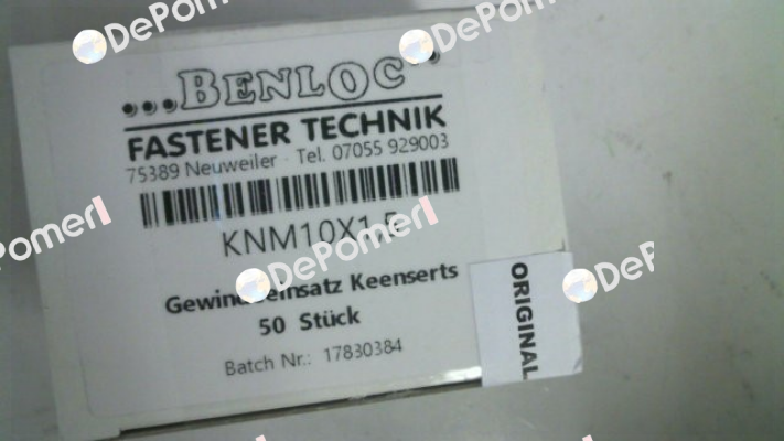 KNM10X1,5 Keensert