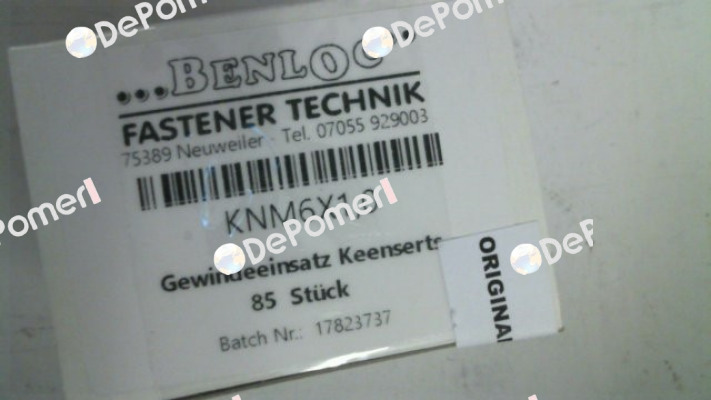 KNM6X1.0 Keensert