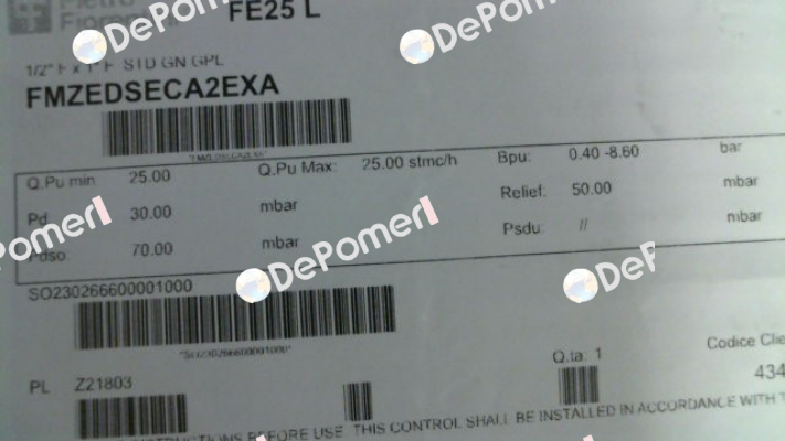 FMZEDSECA2EXA /  S/N 201506514466 Pietro Fiorentini