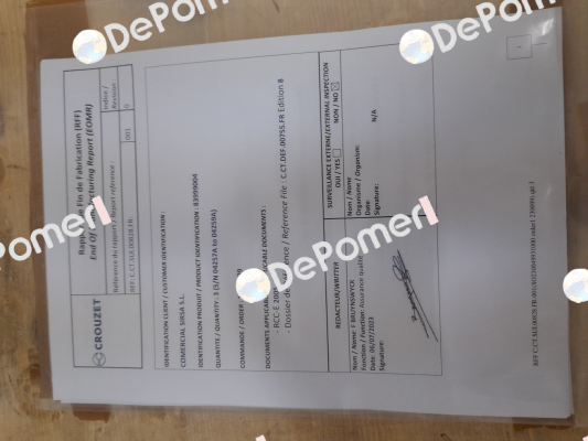 CSVSWI40/ costs EOMR (ref 83999004) Crouzet