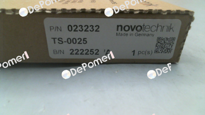 P/N: 400023232, Type: TS-0025 Novotechnik