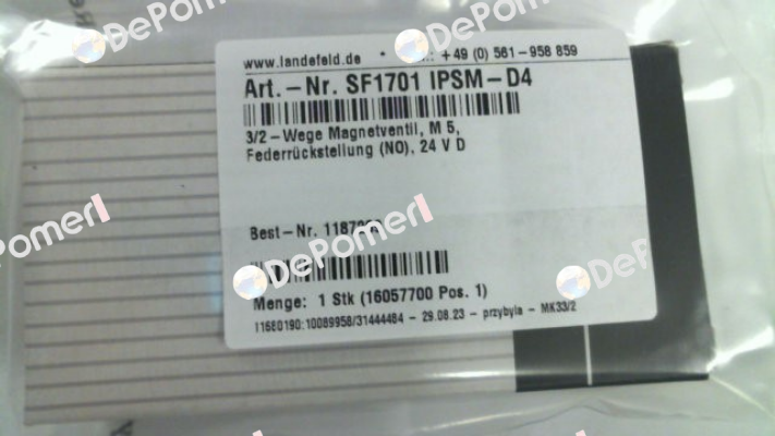 SF1701 IPSM-D4 YPC