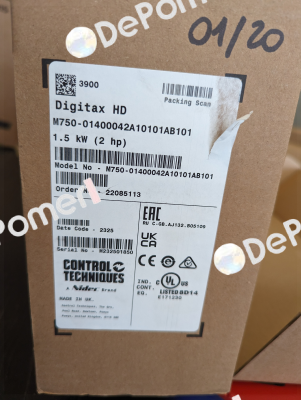 M750-01400042A10101AB101 Nidec