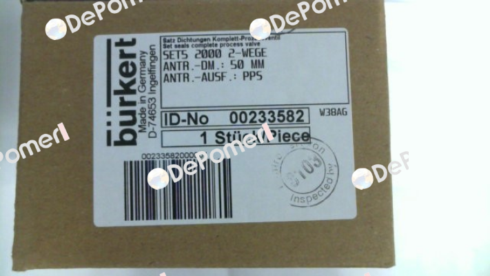 SET5 for ID 219802 Burkert