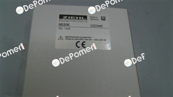 V223445 / NS20K Ziehl