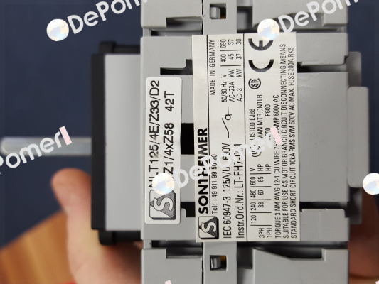 NLT125/4E/Z33-D2/1/4x58/62 Sontheimer