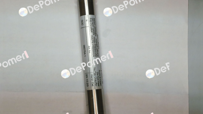 G 08 19 0100 1 0332 WG30 GA32 00500N /5/Si/V2 Hahn Gasfedern