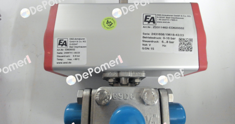 ZD311462-ED620552 End Armaturen